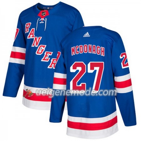 Herren Eishockey New York Rangers Trikot Ryan McDonagh 27 Adidas 2017-2018 Blau Authentic